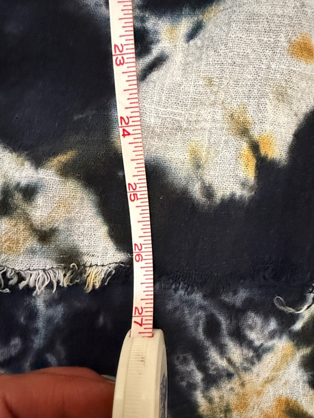Free People Top-One Teaspoon Boho Tie-Dye High Low button down - Picture 2 of 10